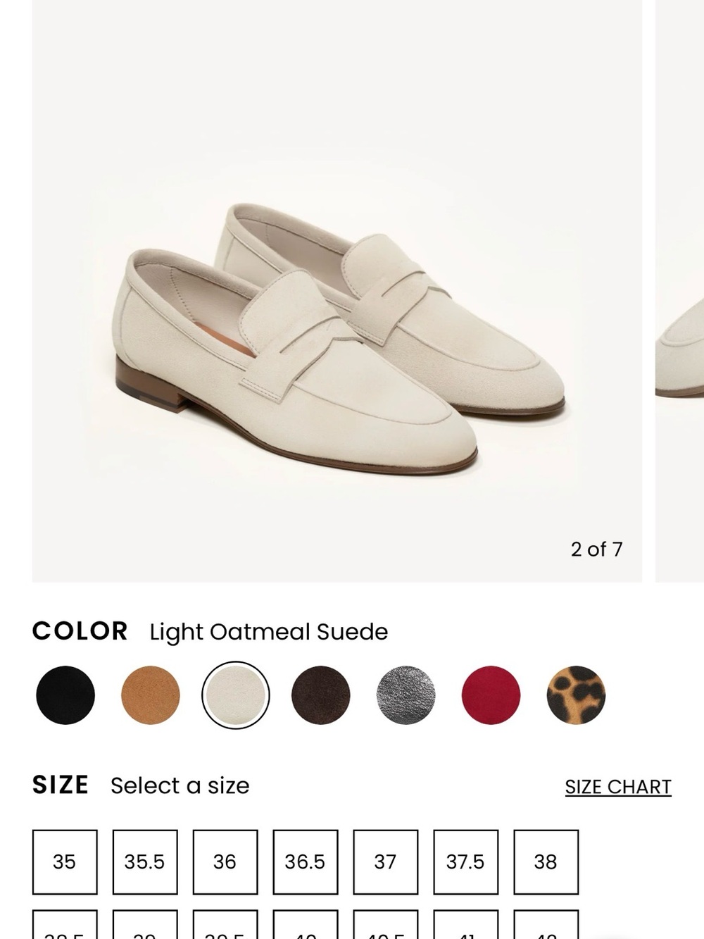 Light Oatmeal Suede Penny Loafers for Women